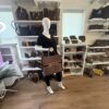 Book Tote carried by a mannequin in the boutique