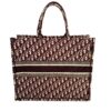 Front of the tote with both handles standing