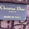 Label reading Christian Dior PARIS MADE IN ITALY