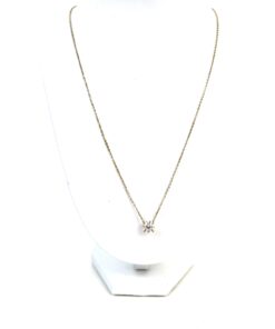 Brand New 14K Yellow Gold 16″-18″ Pendant Necklace with 1.5 Carat Lab Diamond 4