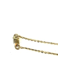 Brand New 14K Yellow Gold 16″-18″ Pendant Necklace with 1.5 Carat Lab Diamond 9