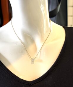 Brand New 14K Yellow Gold 16″-18″ Pendant Necklace with 1.5 Carat Lab Diamond 2