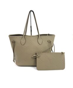 Louis Vuitton Neverfull MM Turtledove Empreinte with Pouch 3