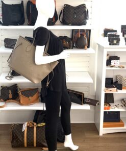 Louis Vuitton Neverfull MM Turtledove Empreinte with Pouch 2