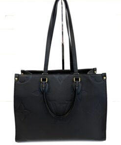 Louis Vuitton Monogram Empreinte Black Leather Onthego MM 20