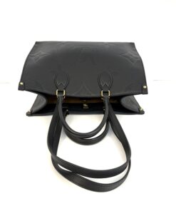 Louis Vuitton Monogram Empreinte Black Leather Onthego MM 26