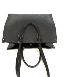 Louis Vuitton Monogram Empreinte Black Leather Onthego MM 24