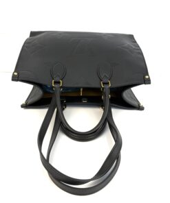 Louis Vuitton Monogram Empreinte Black Leather Onthego MM 23