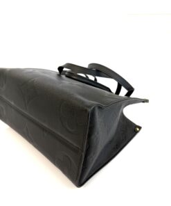 Louis Vuitton Monogram Empreinte Black Leather Onthego MM 12