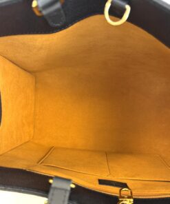 Louis Vuitton Monogram Empreinte Black Leather Onthego MM 5