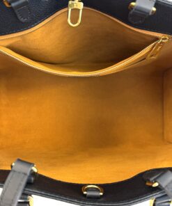 Louis Vuitton Monogram Empreinte Black Leather Onthego MM 15