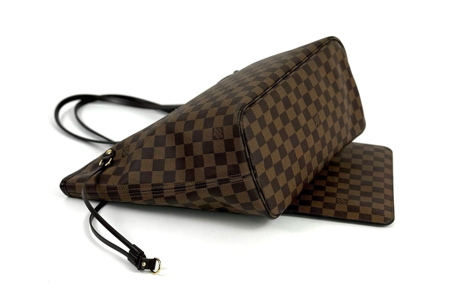 Louis Vuitton Neverfull MM Ebene with Cerise Red Interior and Pouch 13 Louis Vuitton Neverfull MM Ebene with Cerise Red Interior and Pouch 13