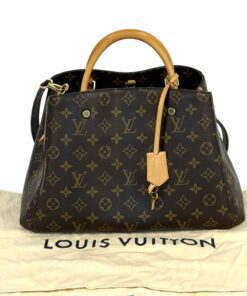 Louis Vuitton Monogram Montaigne MM Satchel or Shoulder Bag 4