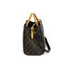 Side view with the removable shoulder strap attached