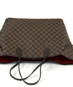 Louis Vuitton Neverfull Damier Ebene Canvas GM Cerise Red 16