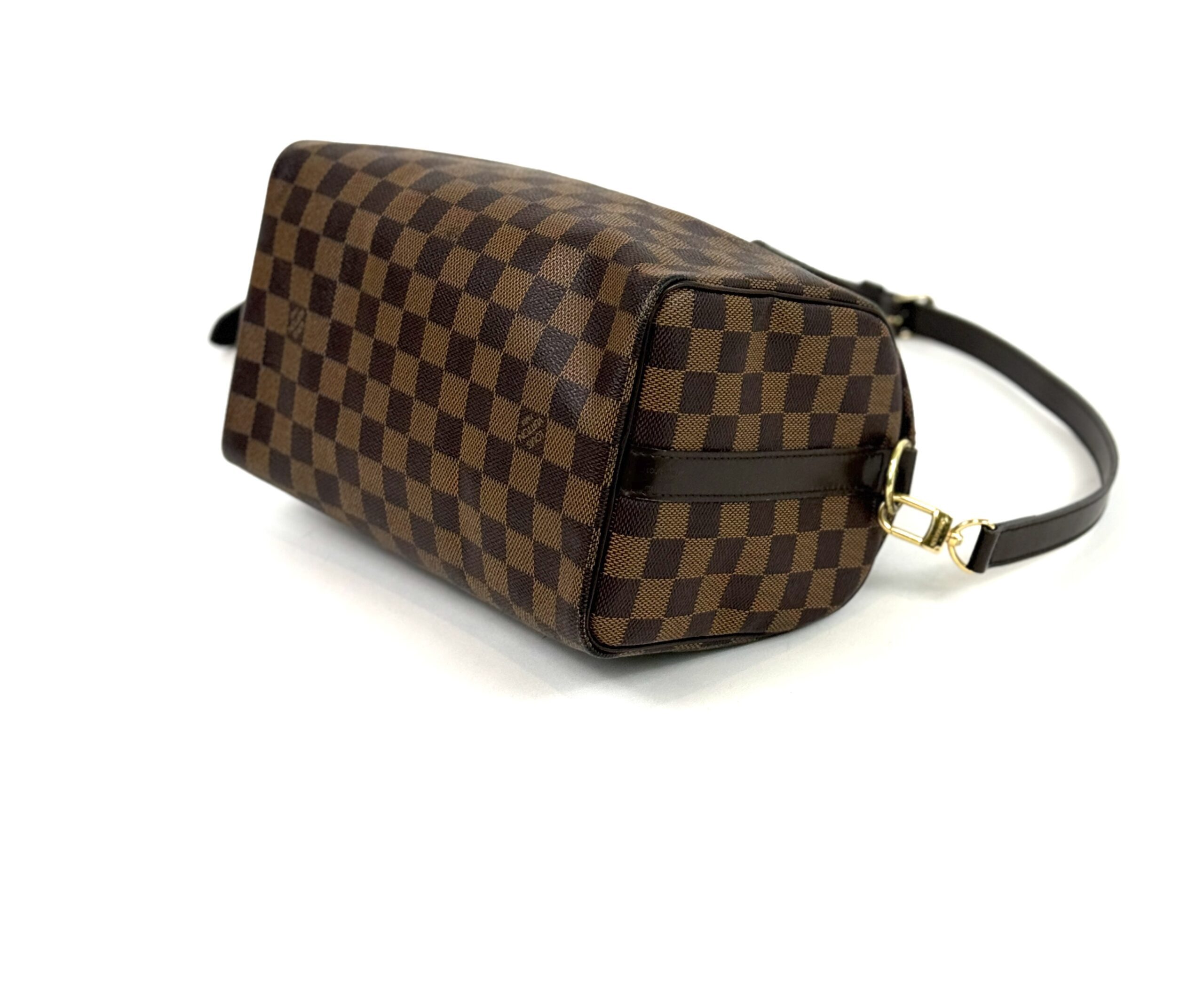 Louis Vuitton Damier Ebene Speedy Bandouliere 25 Red 12 Louis Vuitton Damier Ebene Speedy Bandouliere 25 Red - Image 12