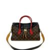 Louis Vuitton Tuileries Monogram Black Red Satchel or Shoulder Bag 18