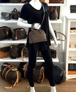 Louis Vuitton Damier Ebene Canvas Alma BB Crossbody -3 2