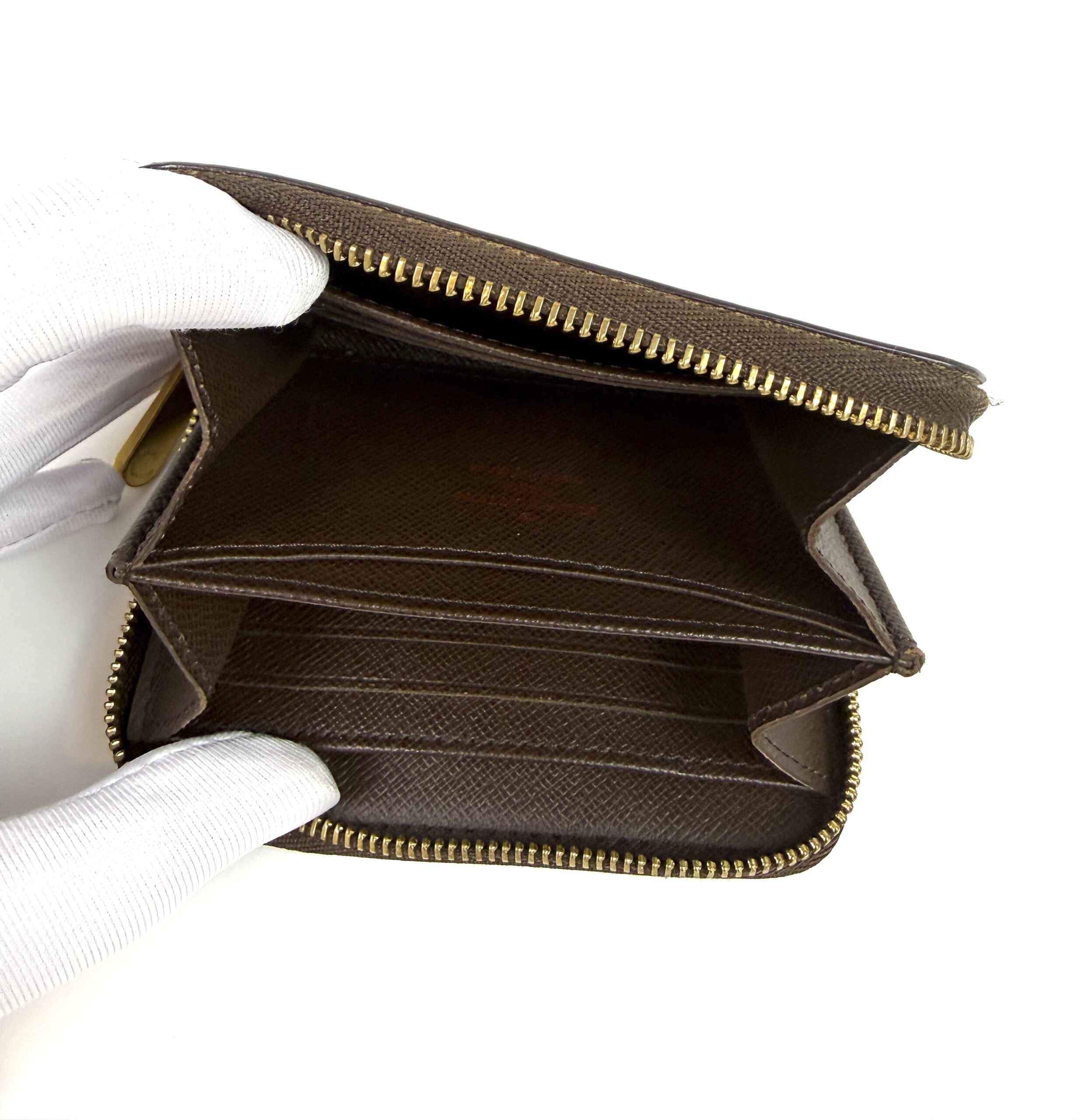 Louis Vuitton Zippy Coin Purse Damier Ebene 12 Louis Vuitton Zippy Coin Purse Damier Ebene 12