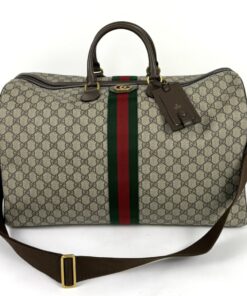 Gucci Savoy Medium Travel Bag Coated Canvas 16
