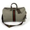 Gucci Savoy Medium Travel Bag Coated Canvas