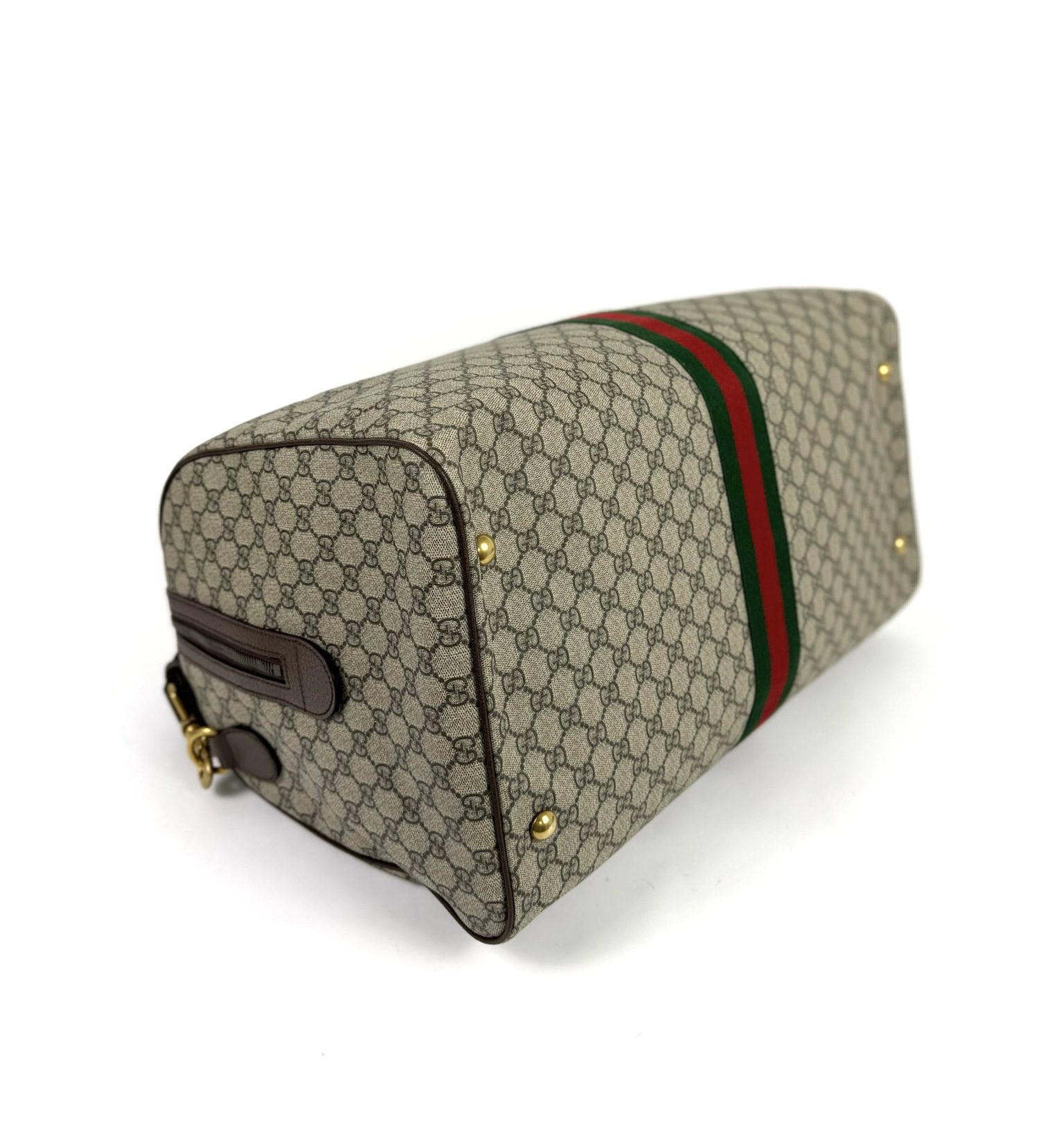 Gucci Savoy Medium Travel Bag Coated Canvas 12 Gucci Savoy Medium Travel Bag Coated Canvas 12