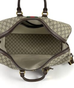 Gucci Savoy Medium Travel Bag Coated Canvas 4