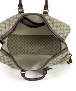 Gucci Savoy Medium Travel Bag Coated Canvas 11
