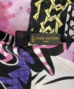 Louis Vuitton & Aiko 2013 Limited Japanese Kimonos Artist Scarf Silk Shawl 55″ Square 10