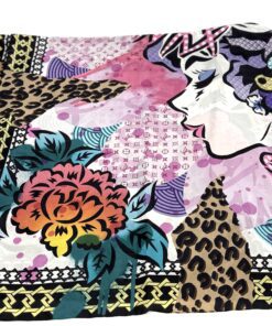 Louis Vuitton & Aiko 2013 Limited Japanese Kimonos Artist Scarf Silk Shawl 55″ Square 6