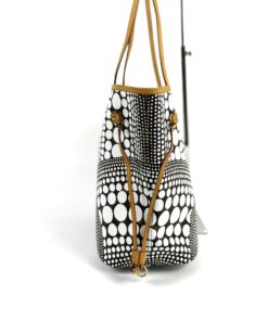 Louis Vuitton Kusama White Neverfull MM and Kusama White Zippy Wallet 8