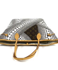 Louis Vuitton Kusama White Neverfull MM and Kusama White Zippy Wallet 14