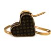 Rear view of the heart with the strap looped over