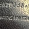 YSL Sheepskin Matelasse Chevron Monogram Medium College Bag Black Antique Silver 4