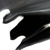 YSL Sheepskin Matelasse Chevron Monogram Medium College Bag Black Antique Silver 11