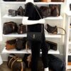 YSL BLACK CLASSIC CASSANDRE CHAIN WALLET IN GRAIN DE POUDRE LEATHER 2