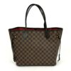 Louis Vuitton Neverfull MM Ebene With Cerise Red 18