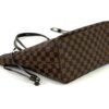 Base and lower panel in Damier Ebene canvas