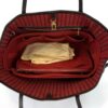 Interior fitted with the red organizer insert