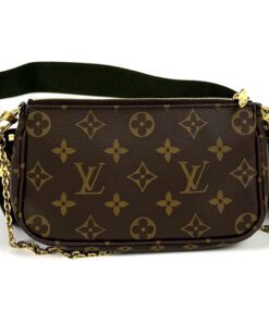 Louis Vuitton Multi Pochette Accessories Full Set Khaki Green 5
