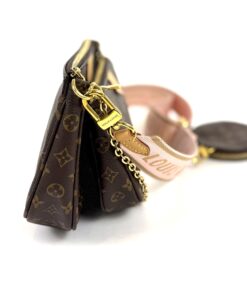 Louis Vuitton Monogram Multi Pochette Accessories Rose Clair 13