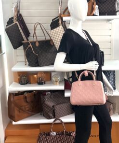 Louis Vuitton Montaigne BB Empreinte Rose Ballerine 2