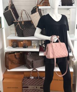 Louis Vuitton Montaigne BB Empreinte Rose Ballerine 3