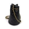 Chanel Black Quilted Lambskin Pearl Crush Drawstring Bucket Bag Brushed Gold Hardware 2022 12