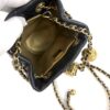 Chanel Black Quilted Lambskin Pearl Crush Drawstring Bucket Bag Brushed Gold Hardware 2022 5