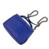 Back of the bag with the chain strap looped over the top