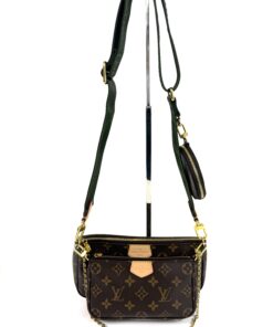 Louis Vuitton Multi Pochette Accessories Full Set Khaki Green 2