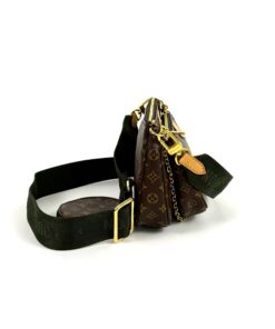 Louis Vuitton Multi Pochette Accessories Full Set Khaki Green 19