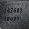 Serial 447632 204991 embossed on the interior leather tab