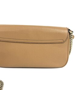 Gucci Beige Leather Soho Flap Chain Crossbody 3